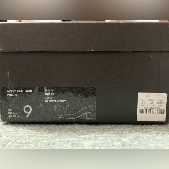 J.Crew Collection Calf Hair Pumps size 9 - Picture 9 of 10